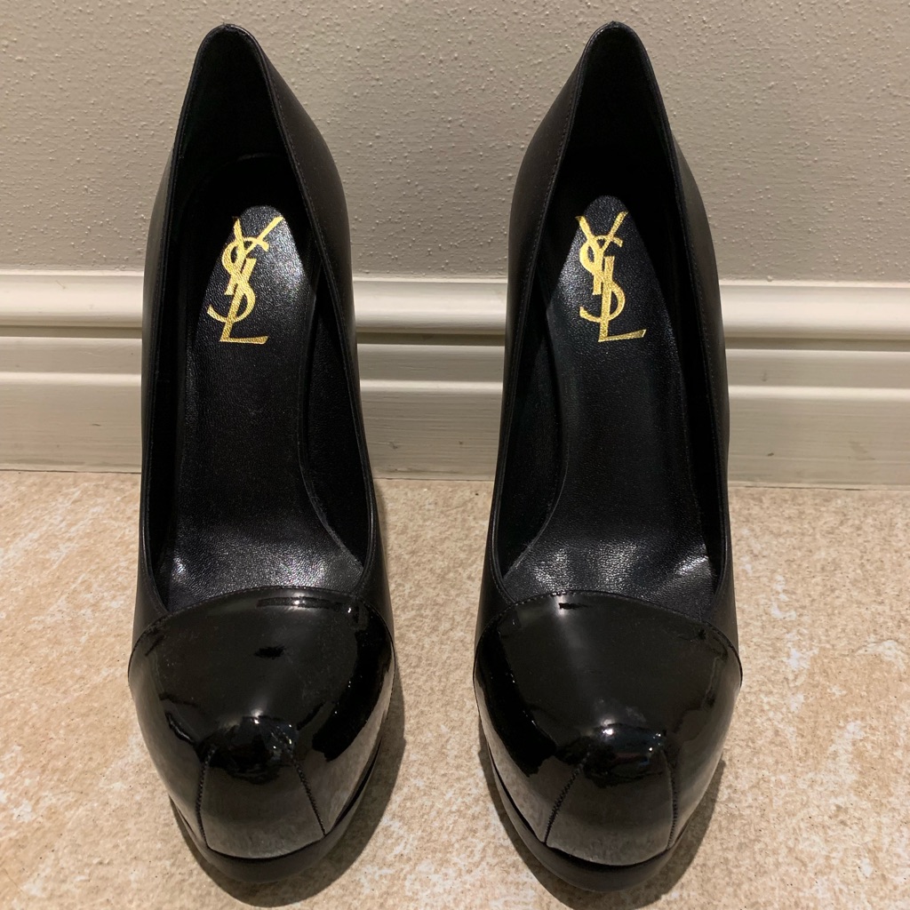 Ysl Black Pumps Brand New